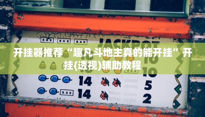 实测辅助”财神十三张辅助器”(详细开挂教程)