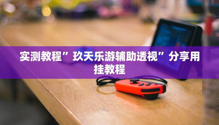 实测教程”玖天乐游辅助透视”分享用挂教程