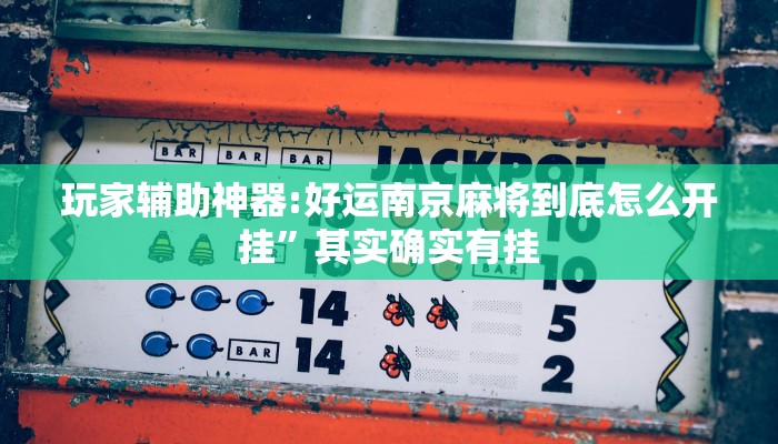 玩家辅助神器:好运南京麻将到底怎么开挂”其实确实有挂