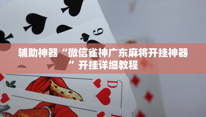 辅助神器“微信雀神广东麻将开挂神器”开挂详细教程