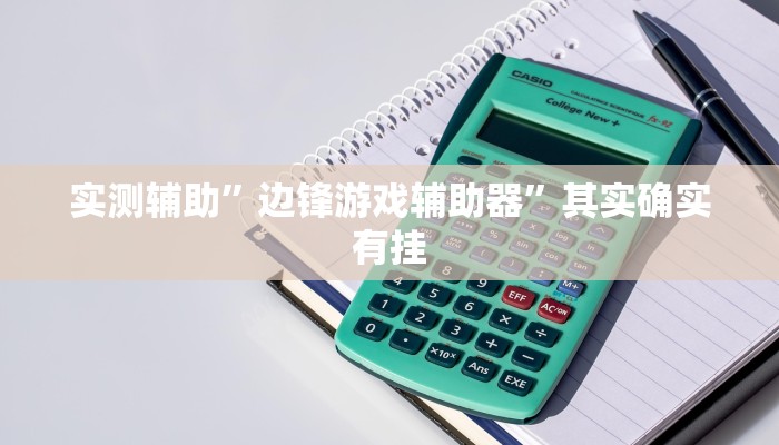 实测辅助”边锋游戏辅助器”其实确实有挂