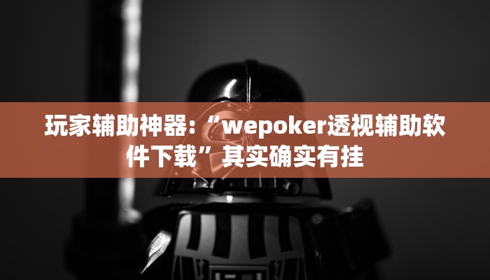 玩家辅助神器:“wepoker透视辅助软件下载”其实确实有挂
