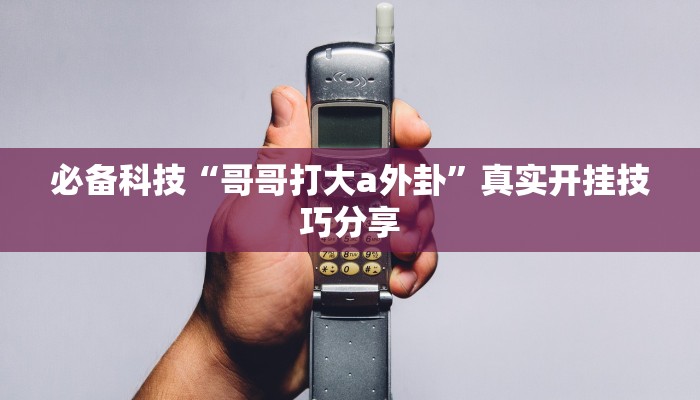 必备科技“哥哥打大a外卦”真实开挂技巧分享