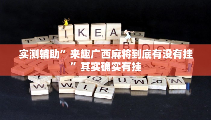 实测辅助”来趣广西麻将到底有没有挂”其实确实有挂